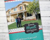 Home Sweet New Home- We Have Moved Announcement- customize your colors.