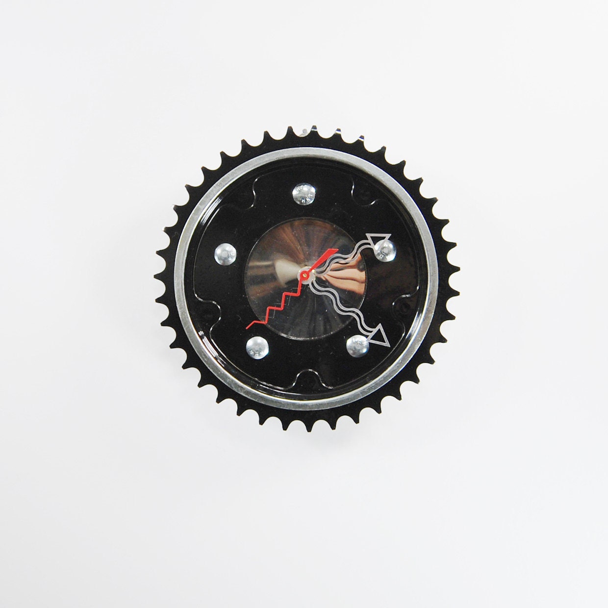 Dark of Night Sprocket Clock