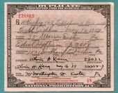 Vintage May 1929 PROHIBITION Whiskey Prescription Medical Alcohol Antique Brewer Nurse Distillery Pharmacy  Bar Man Cave PA