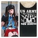 Vintage 90s U.S. Army Now Hiring Graveyard T shirt Size Small Medium