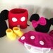 Mickey Mouse or Minnie Mouse baby set outfit photo prop