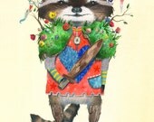 Battle Raccoon by Maryanna Hoggatt