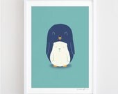 My belly is a polar bear - Art print