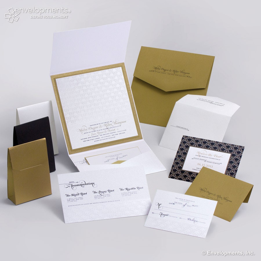 WEDDING ENSEMBLE Marley & Ryder Wedding Invitation