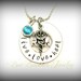 Hand Stamped Jewelry / RN necklace / Nurses / Nursing Student - Hand Stamped Stainless Steel