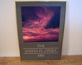 Vintage Santa Fe Opera Poster Eliot Porter Sunset