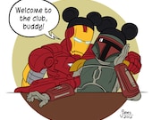 Boba Fett and Iron Man