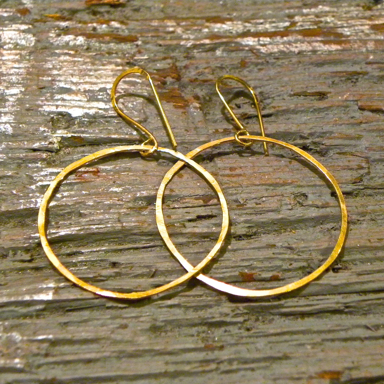 Large Gold Simplicity Hoops