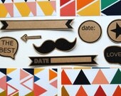 Project Life Scrapbooking Embellishments Kraft Paper
