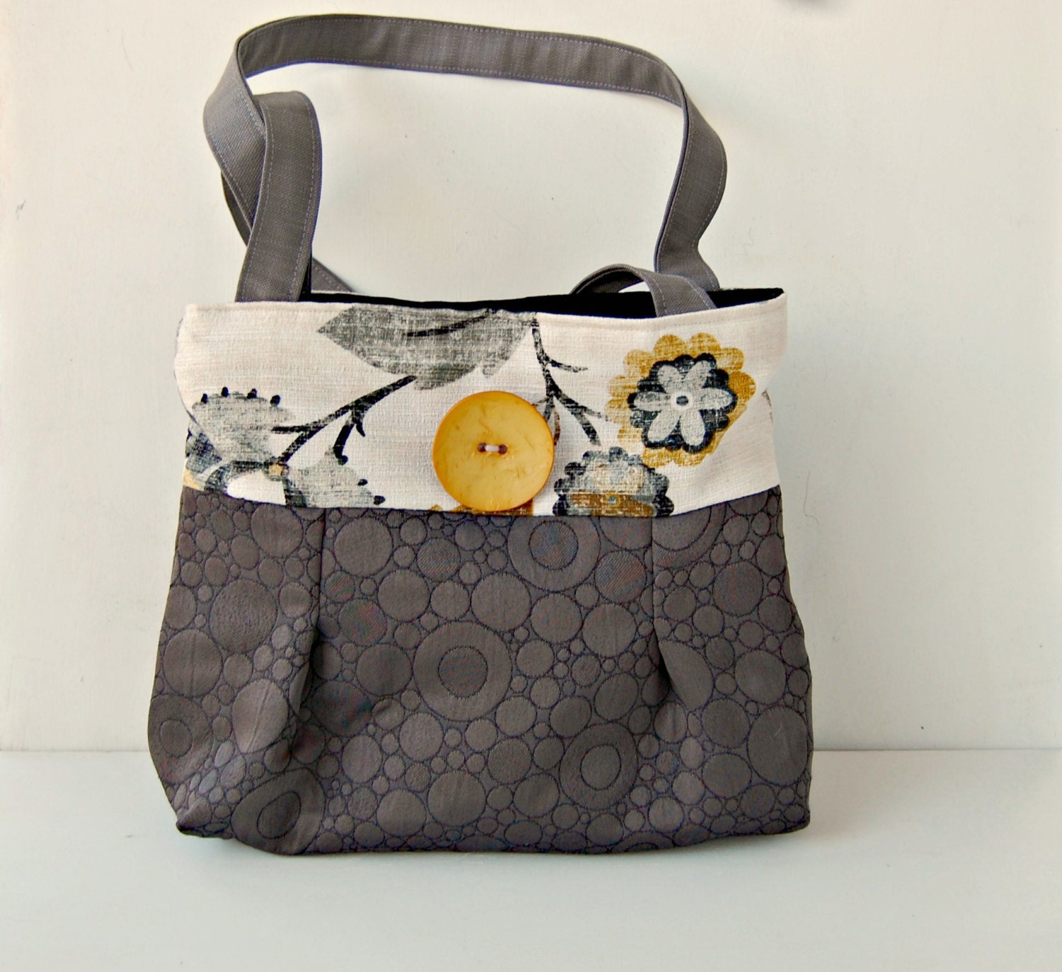 Charcoal gray purse/everyday bag : Friday