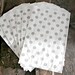 gray polka dot favor bags ... 25 paper treat bags ... candy dessert buffet // wedding favors // birthday party decorations