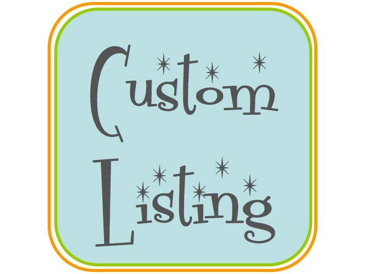Custom Listing Reserved for rosemarywilsonmaratt -- Photo Banner