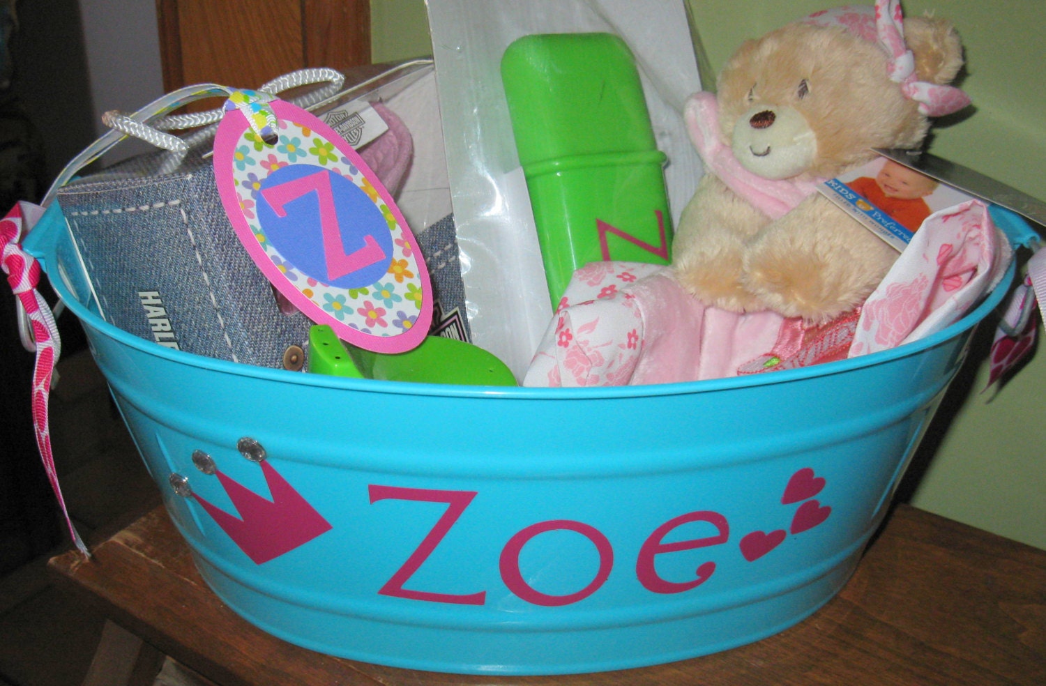 Personalized Child's Bucket/Tub