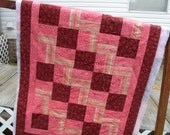 Unfinished Quilt With Backing and Batting Ready to Be Quilted