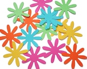 50 Summer Days Daisy Flower punch die cut confetti embellishments - No838