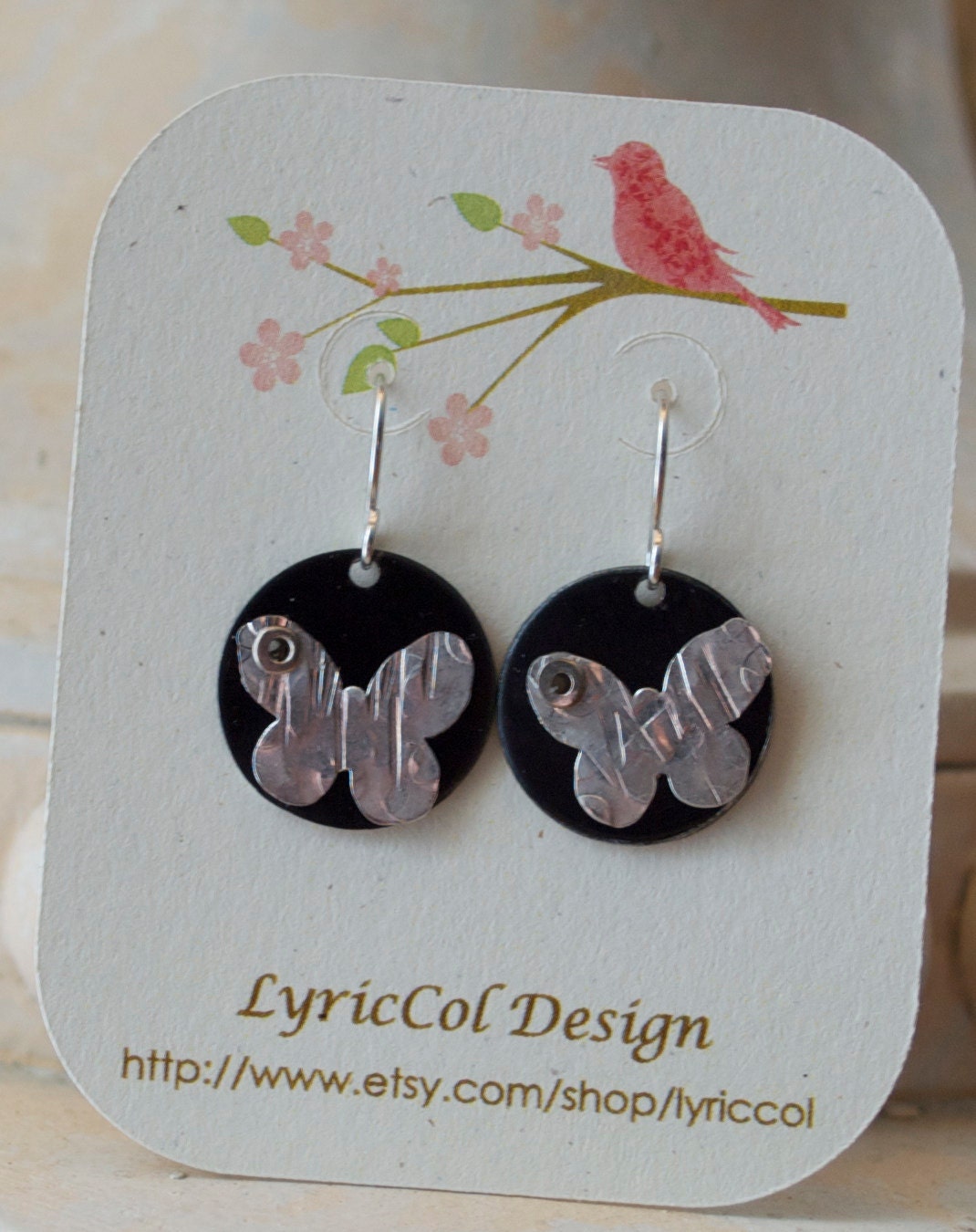 Rough Butterfly Earrings