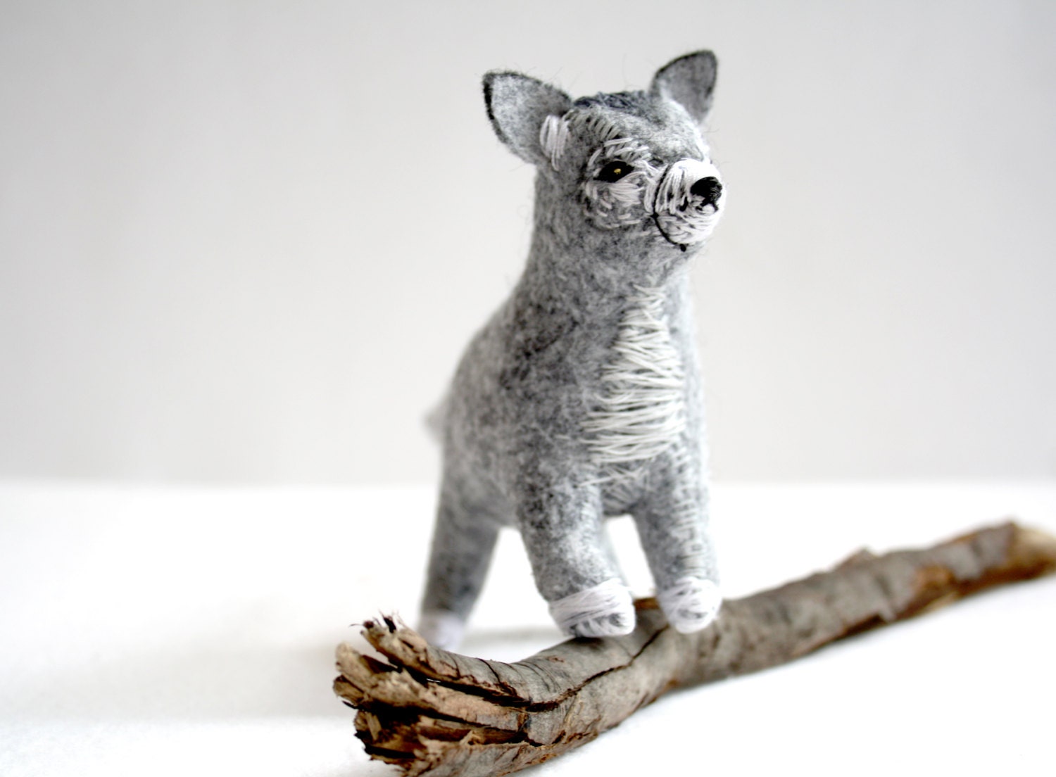 art card - post card - 5 x 4 print - woodland animal art - notecard - blank card - grey wolf