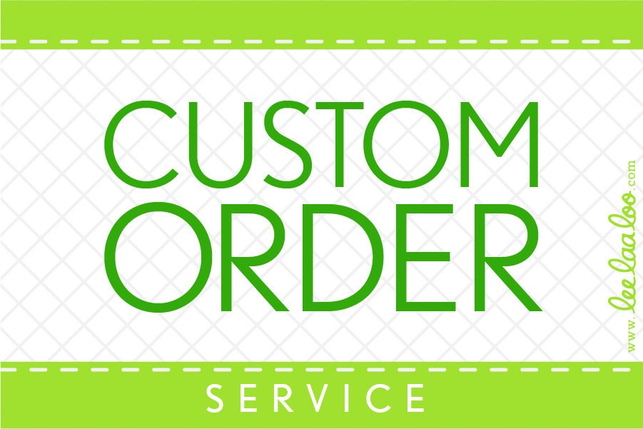 Custom Order Service for: Tiana Koneva Il_570xn