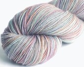 Sock Yarn Sweet Pea hand dyed 80/20 superwash merino/ nylon sock / fingering weight yarn