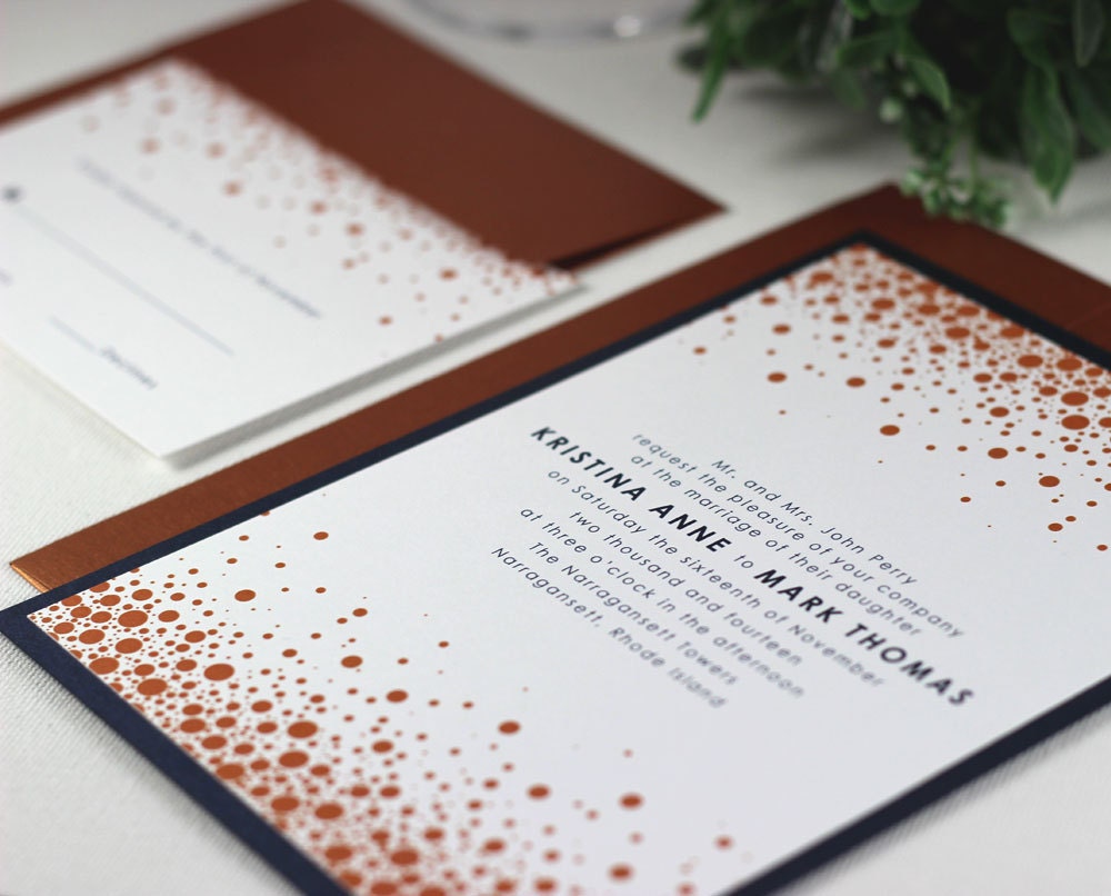 Modern Wedding Invitations Sample