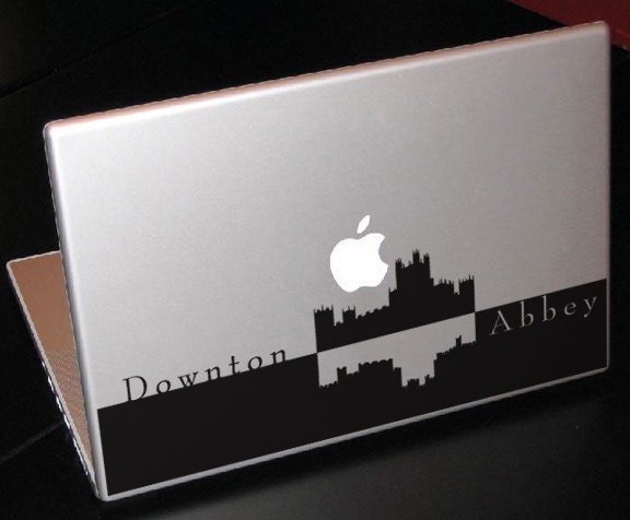 Downton Abbey Decal Mac book Laptop sticker