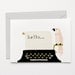 Typewriter Hello Card 10pcs