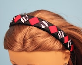 Doll Headband- Red, Black, and Zebra