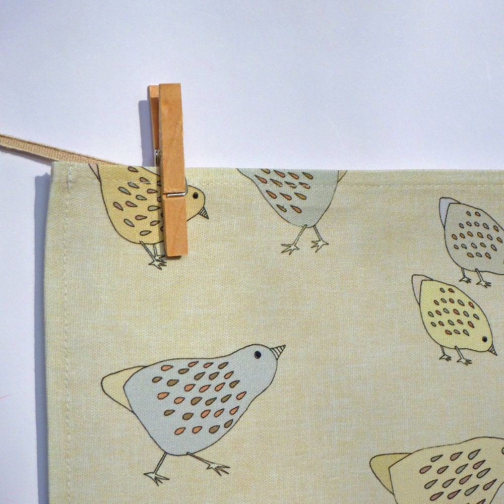 Chicks tea towel/dish cloth, 100% cotton