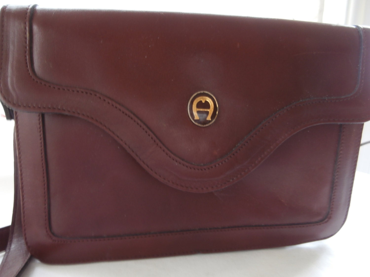 Aigner Purse Leather Handbag Aigner Hand Bag Bag Etienne Aigner