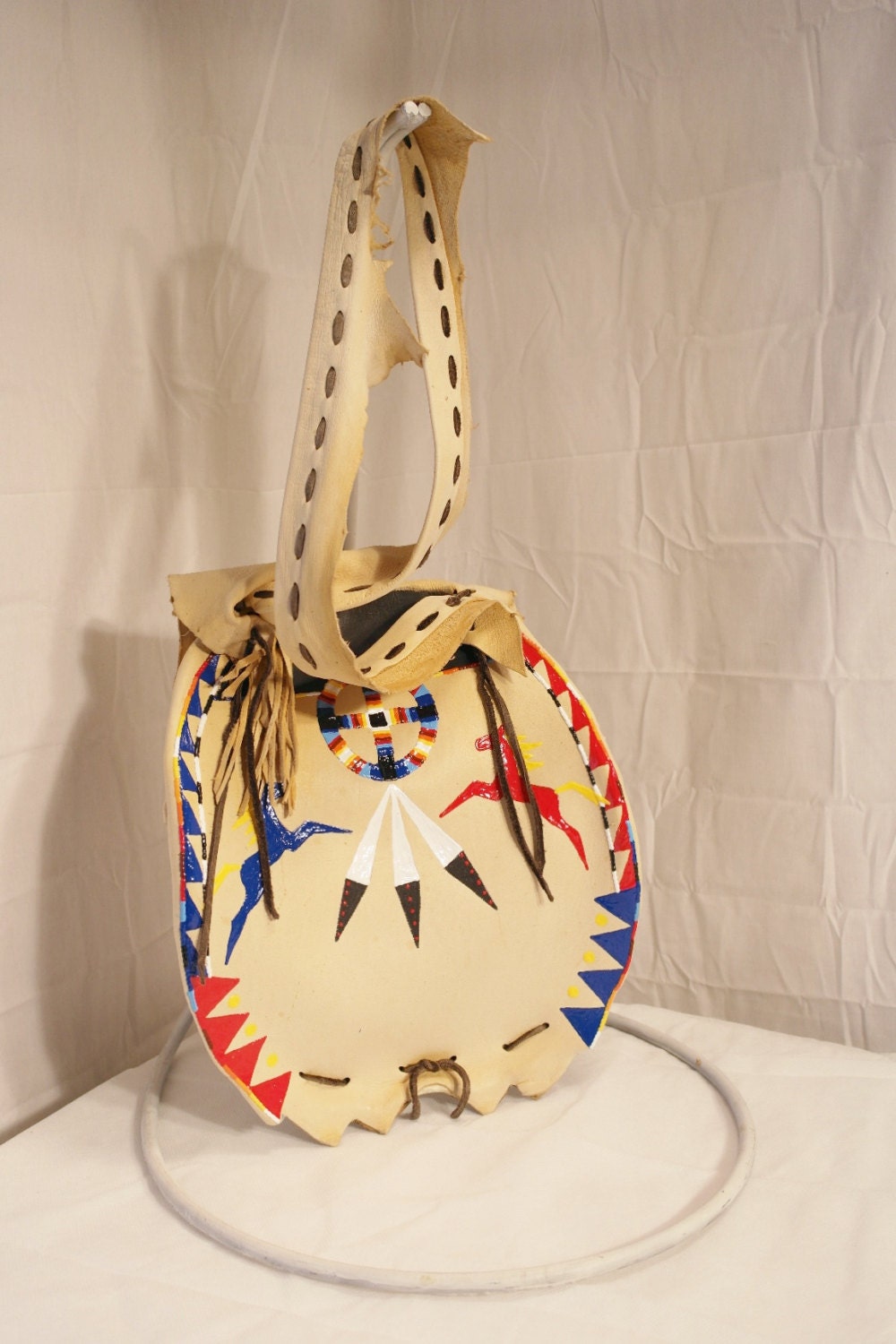 Rez Hoofz Hand Painted Turtle Pouch