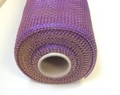 GOLDEN PURPLE Deco Mesh Roll 21in x 10yds Geomesh for wreaths, christmas decor, holiday decorating