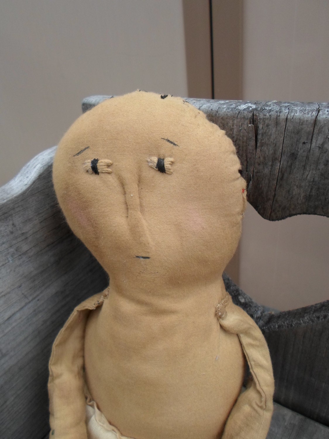 Extreme Grungy, Primitive Doll, Plain, Simple, Attic Doll, OOAK, Unique
