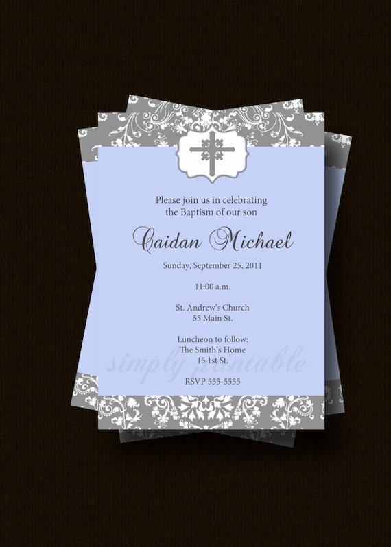 Boys Communion Invitation Il_570xn