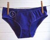 Crown Chakra Purple Boy-Cut Underwear - Recycled Cotton - Made to Order