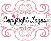 Custom Digital Web Copyright Watermark Image Text Logo Graphic Blog