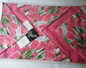 Beautiful New Old Stock Vera 4 Napkins and 4 Placemats