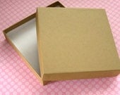 5 CD / DVD Boxes Kraft 5 1/2 x 5 1/2 x 1 inch - Photography Boutique Packaging