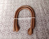 Tan Real Leather Bag Handle Length 16 inch