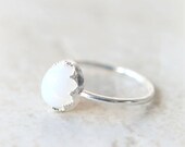 Moonstone Ring in silver