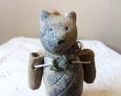 Jointed Vintage Teddy Bear - Made in USA - String Joints - So Blue Without You