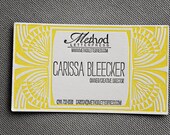 Letterpress Business Cards