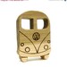 3 DAY SALE - VW Bus - Wooden Teething Ring - Baby Teether Toy