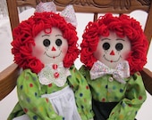 Raggedy Ann and Andy dolls
