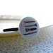 Button ponytail holder, brushes