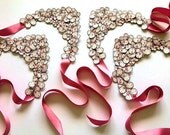Bridesmaid Necklaces Bib Statement Butterfly Pink