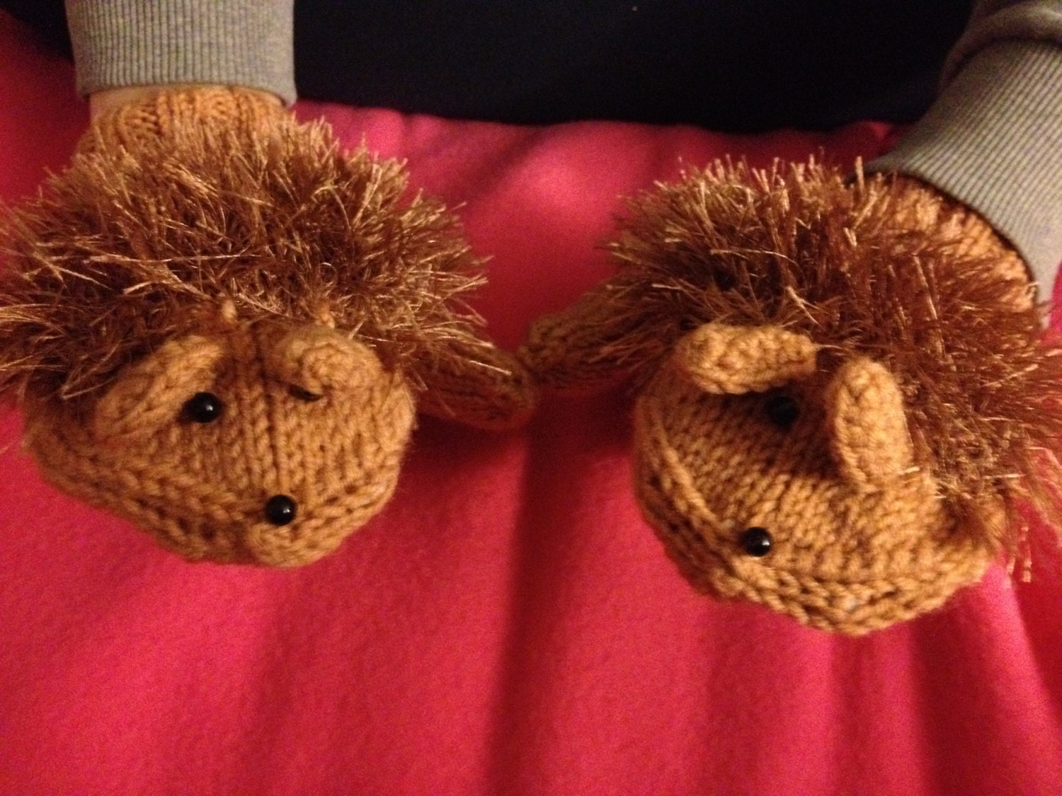 Eco-Friendly,Fall -Children Holiday -Cute hedgehog gloves for children-For the Kids-Children's Clothing Sizes