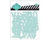 Mint Alphabet Clear Pop Heidi Swapp