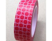 You Take X's and I'll Take O's Red Circles Washi Tape