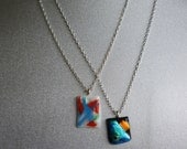 Glass Pendant Necklaces