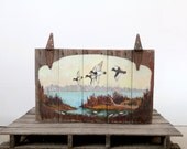Vintage Bird Art on Barn Wood